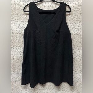 SHEIN CORDUROY V NECK DRESS